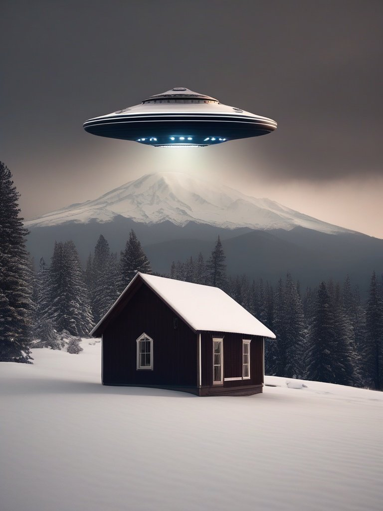 UFO Sighting over Mount Shasta, California,