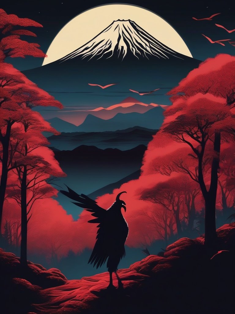 Tengu Sightings Near Mount Fuji