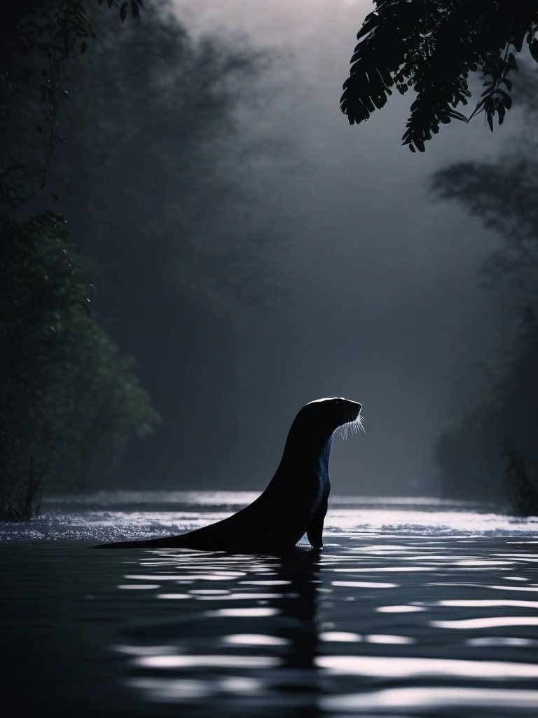 Giant Otter-like Beasts of Mali Rivers