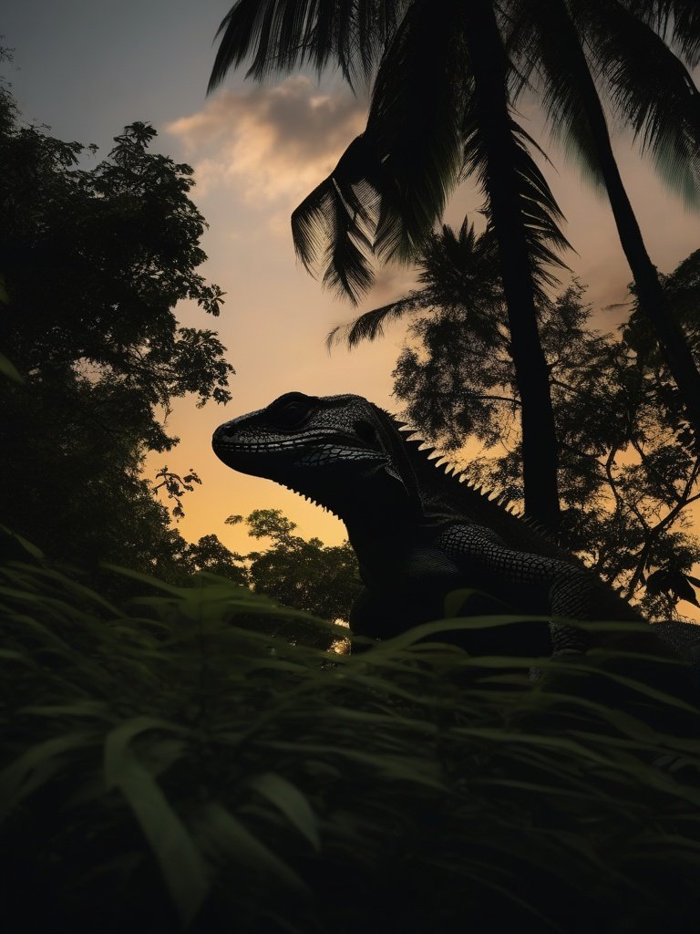 Giant Lizard Encounters in the Jungles of Belize