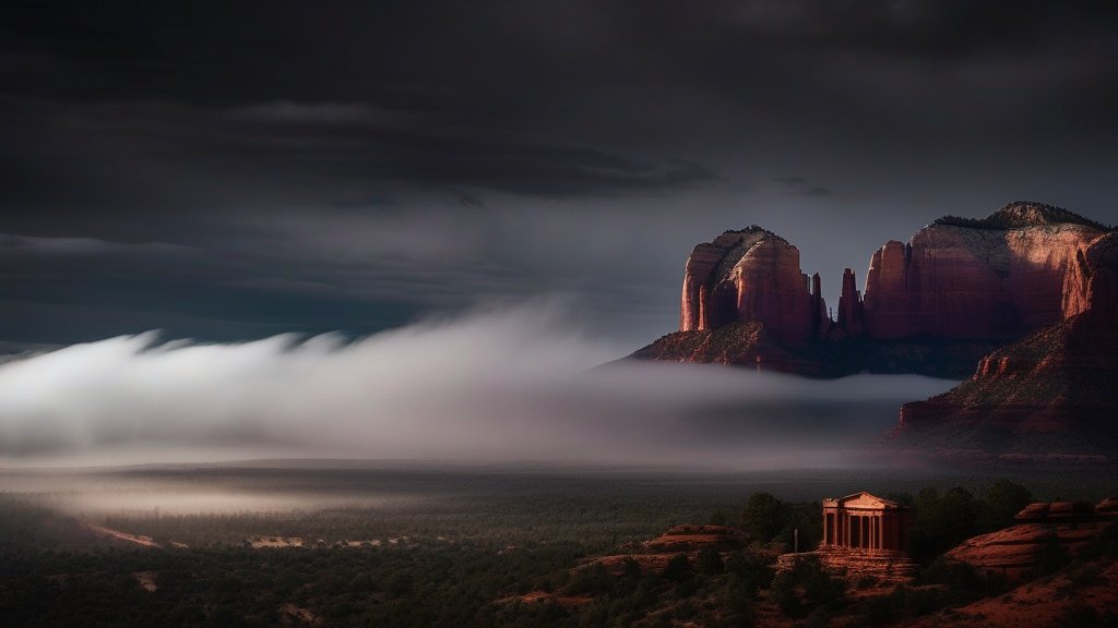 Sedona, Arizona Light Show