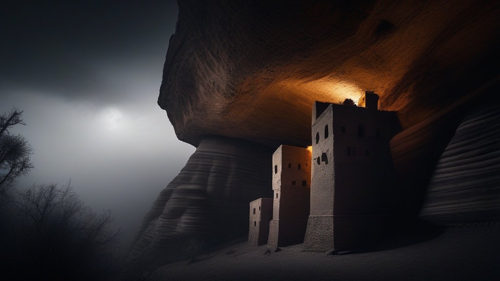 Gila Cliff Dwellings Ghosts