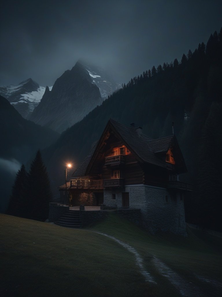 The Werewolf Sighting in the German-Swiss Alps, 1720
