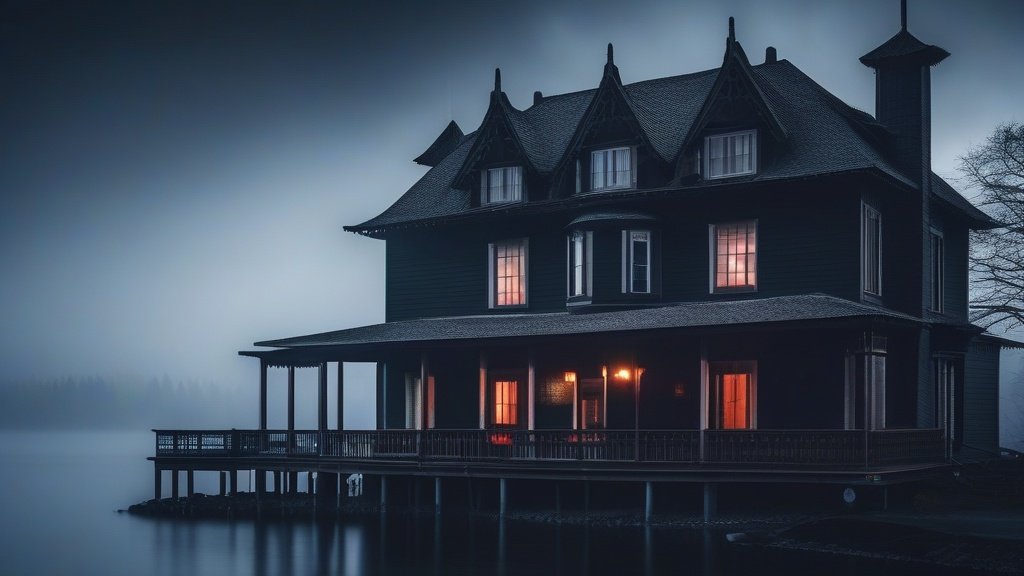 The Haunted Hotel at Lake Toya, California