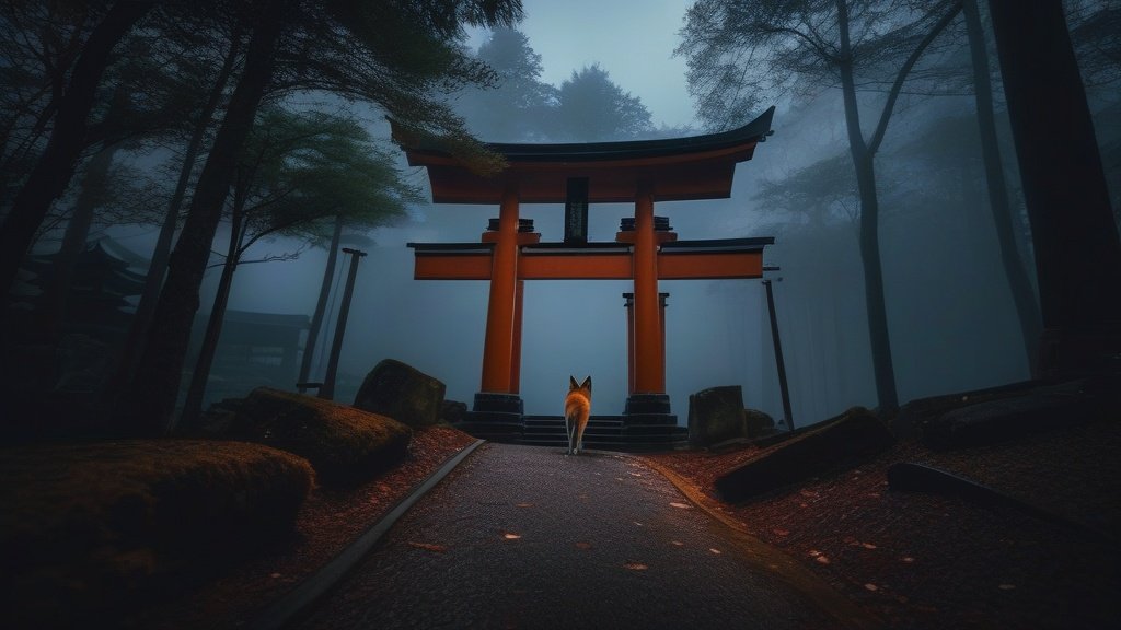 Fushimi Inari-taisha Foxes