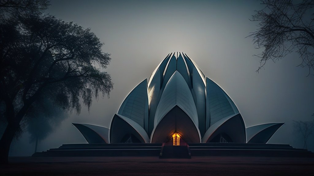 Delhi Lotus Temple Spirits