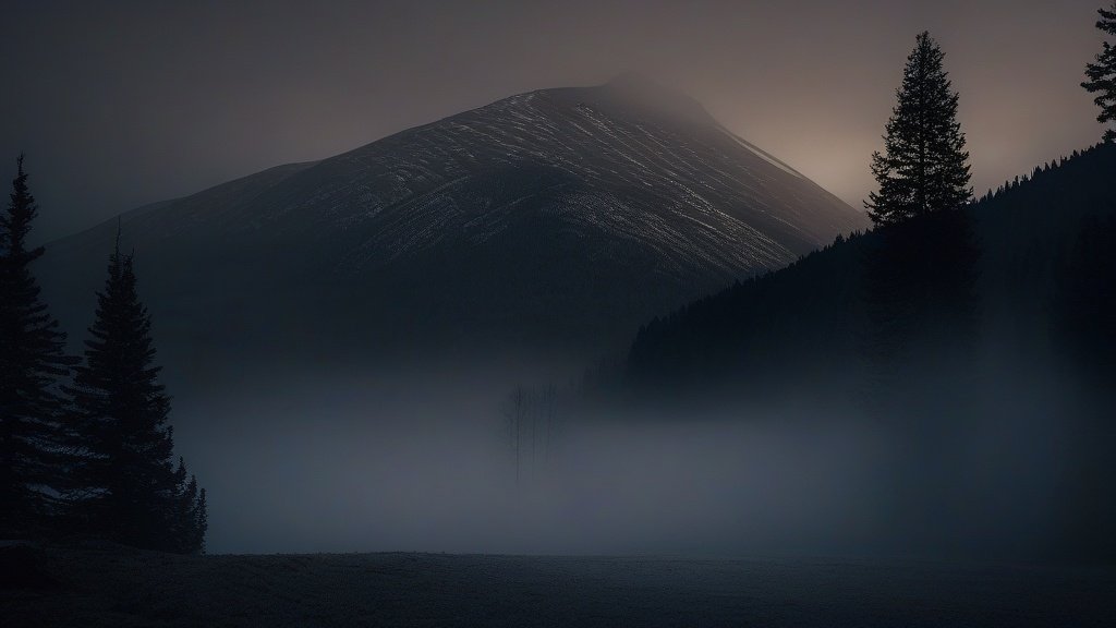 Bigelow Mountain Lights 1988