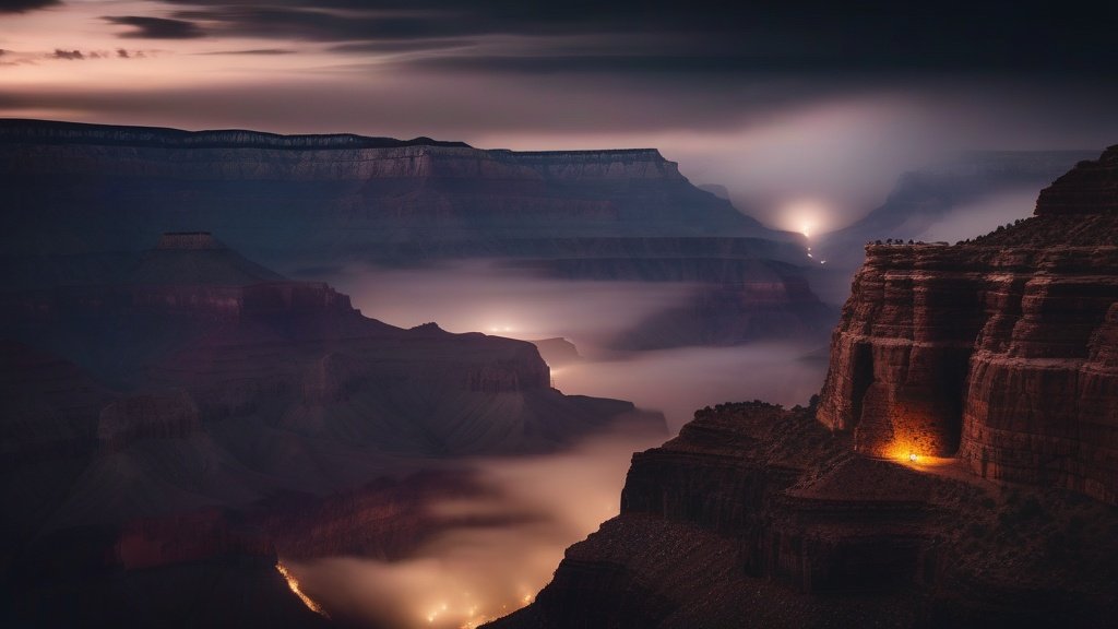 UFOs Over The Grand Canyon