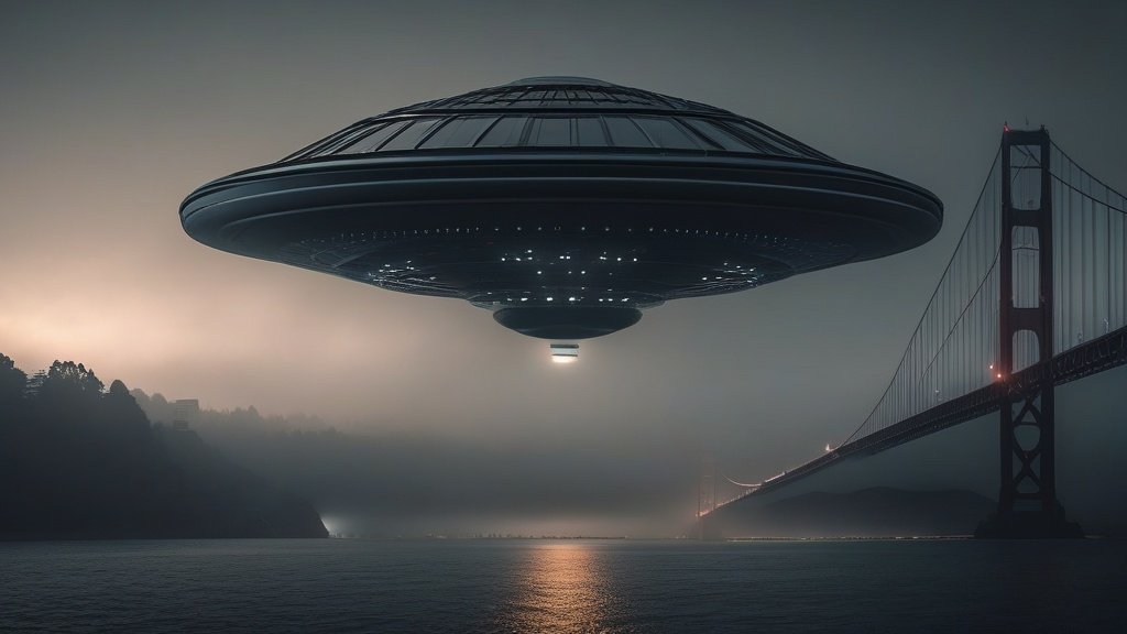 UFOs Over The San Francisco Bay Area