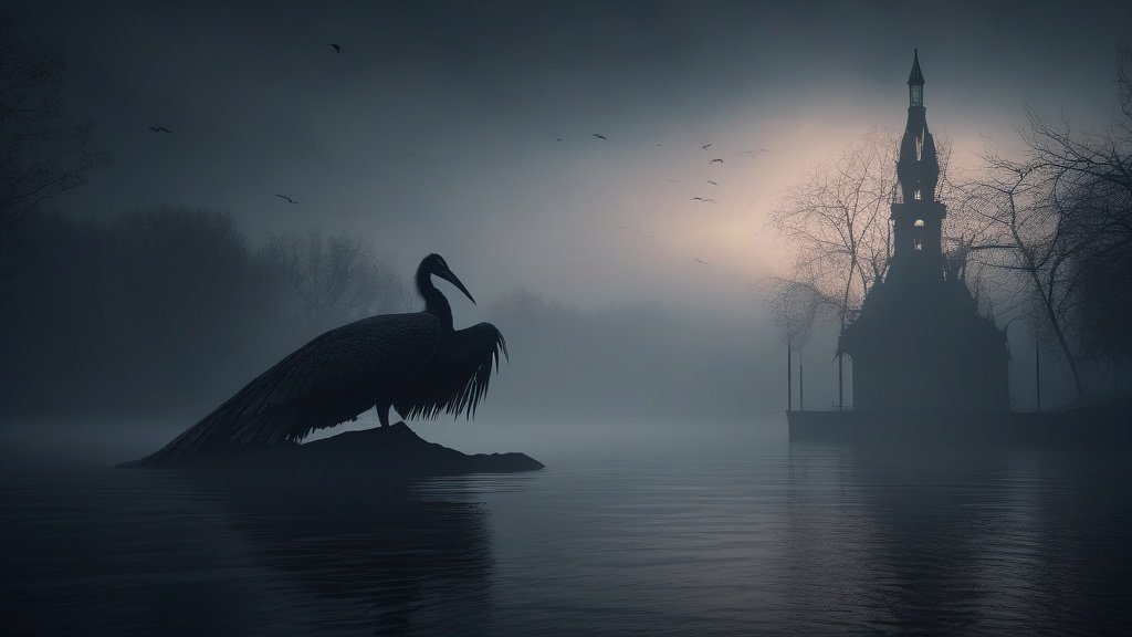 Giant Bird of Lake Monoun