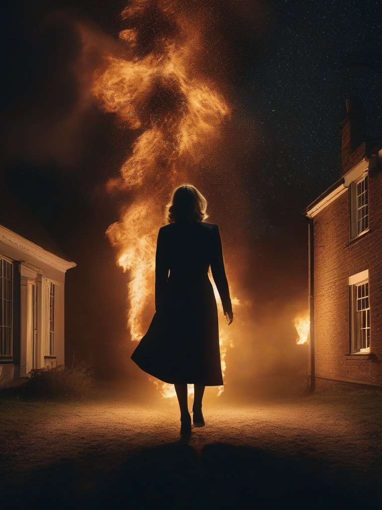 Spontaneous Human Combustion of Miss Mary Anderson in England