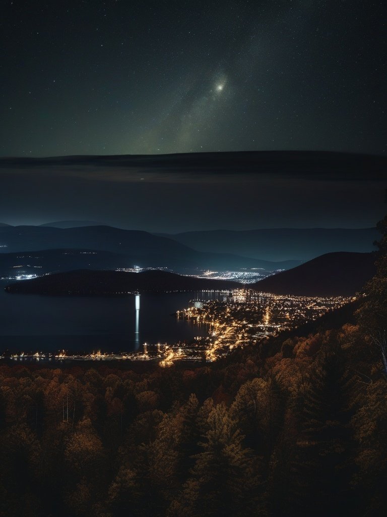 The Strange Lights in the Skies Over Lake George, New York