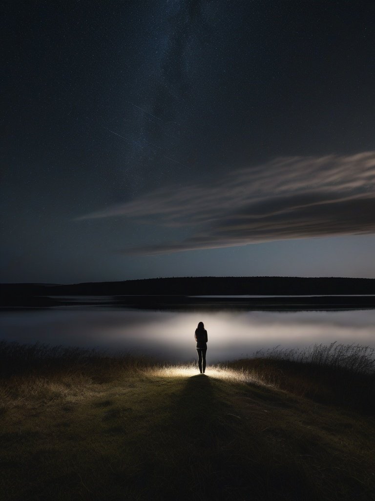 Lights of the Crying Woman at Oak Island, Nova Scotia