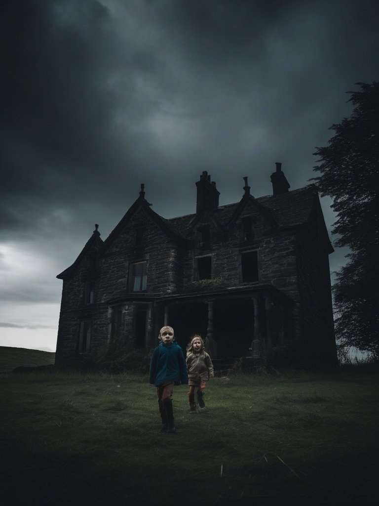 Black-Eyed Kids Sighting at the Haunted House in Wales