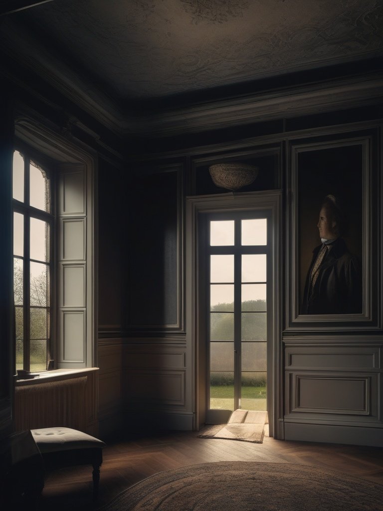 The Whispering Portrait in the Old Rectory, Oxfordshire