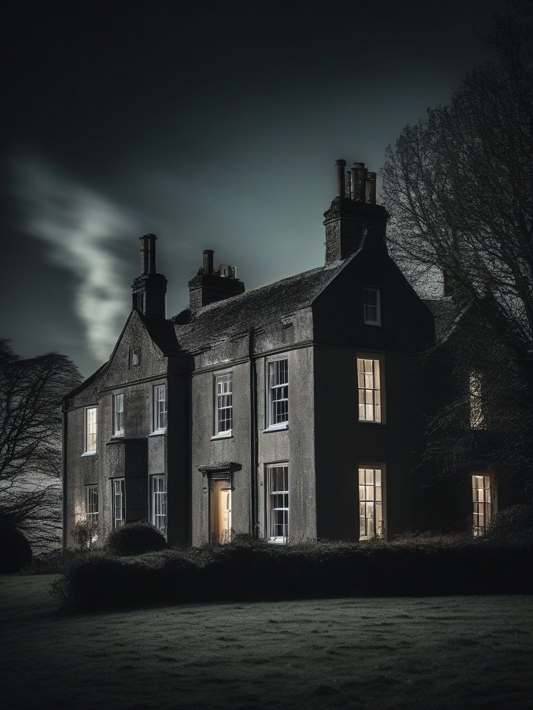 The Ghostly Brushstrokes of the Old Rectory, Devon