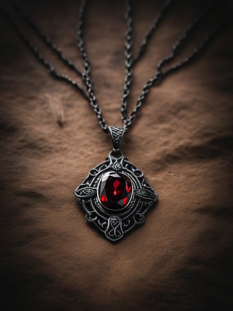 Garnet Necklace Belonging to Count Dracula