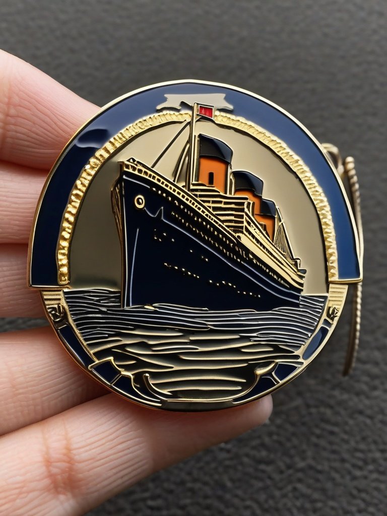 Enamel Pin of the Titanic’s Captain