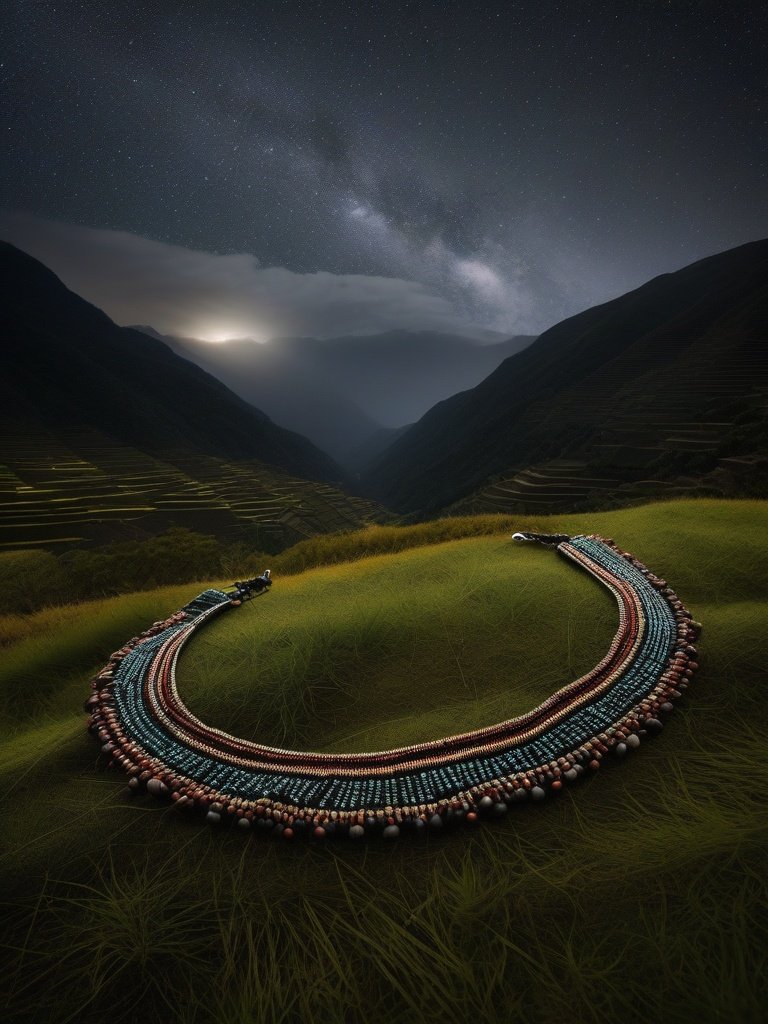 Beaded Necklace of the Incas