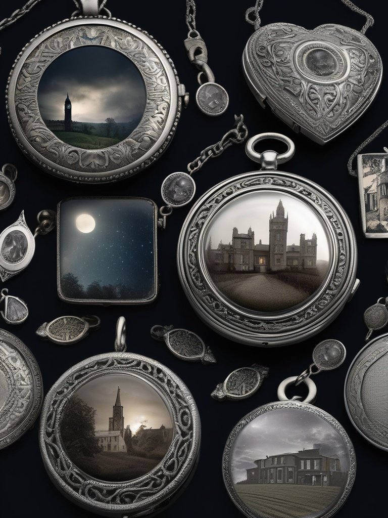 Silver Lockets from Victorian London