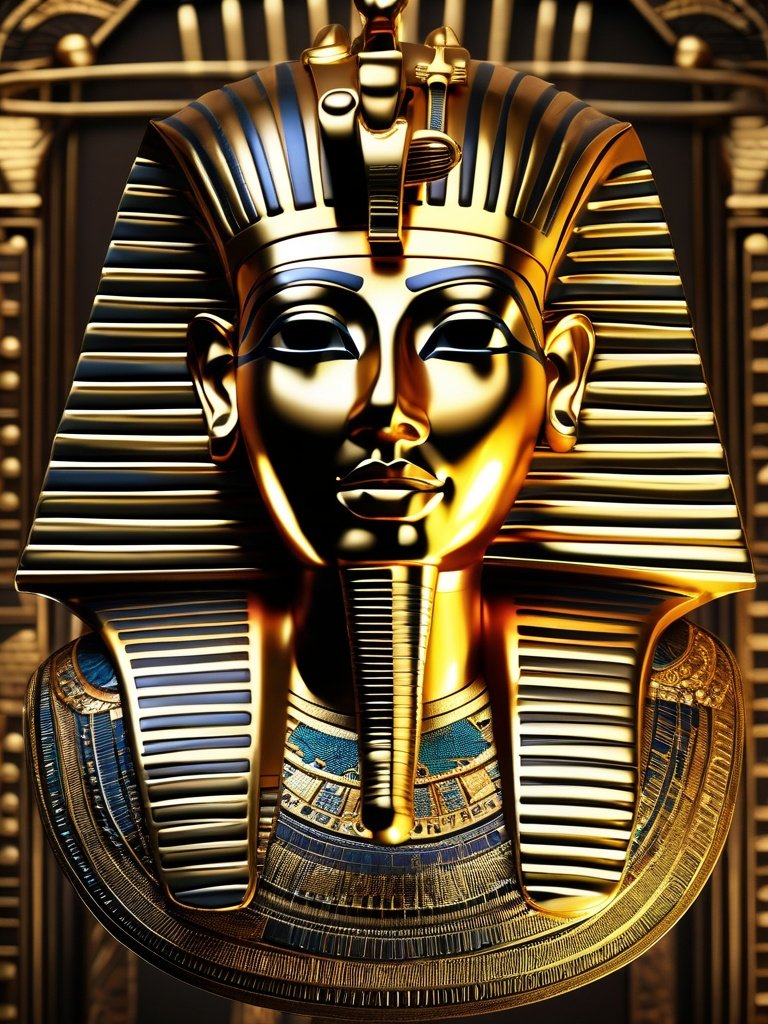 Golden Mask Once Part of Tutankhamun’s Treasures