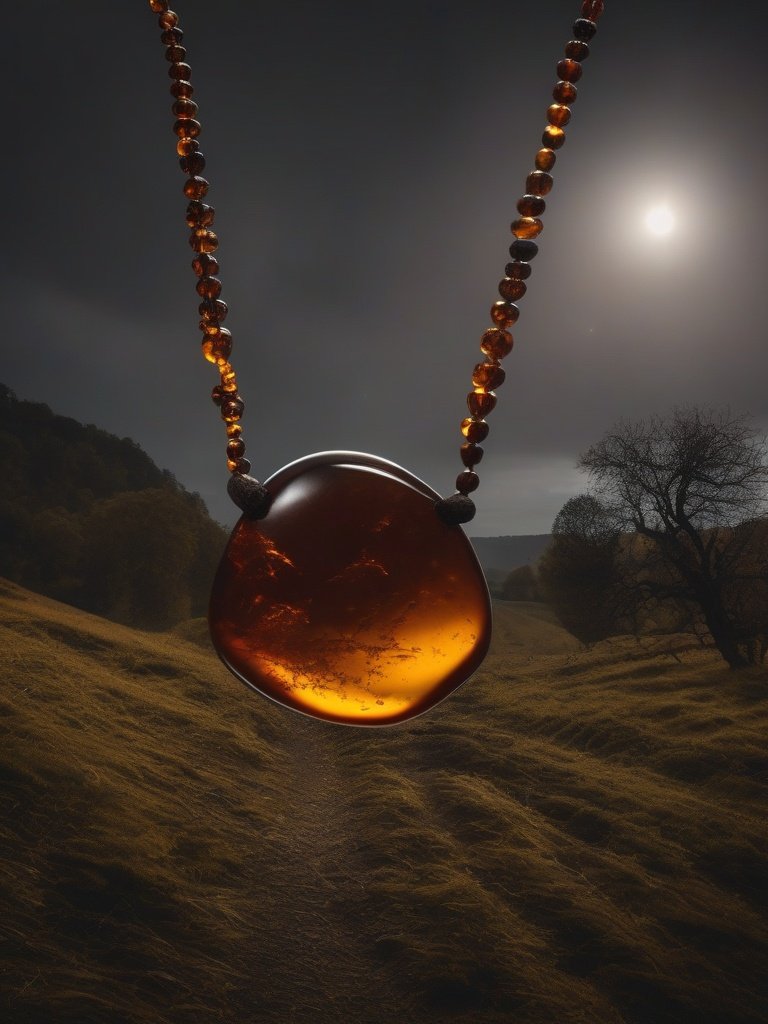 Amber Necklace Allegedly Belonging to a Witch