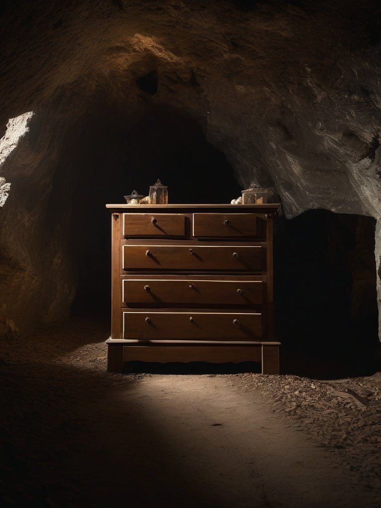 The Poltergeist-Infested Dresser in the Bell Witch Cave, Tennessee, USA