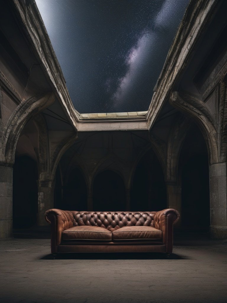 The Wraith-Laden Couch from the Grafton Centre, Glasgow, Scotland