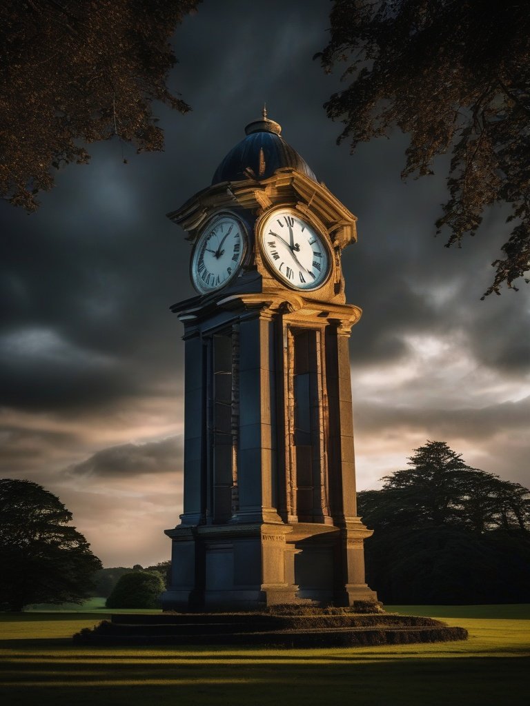 The Spirit-Haunted Clock at the Dromoland Castle, County Clare, Ireland