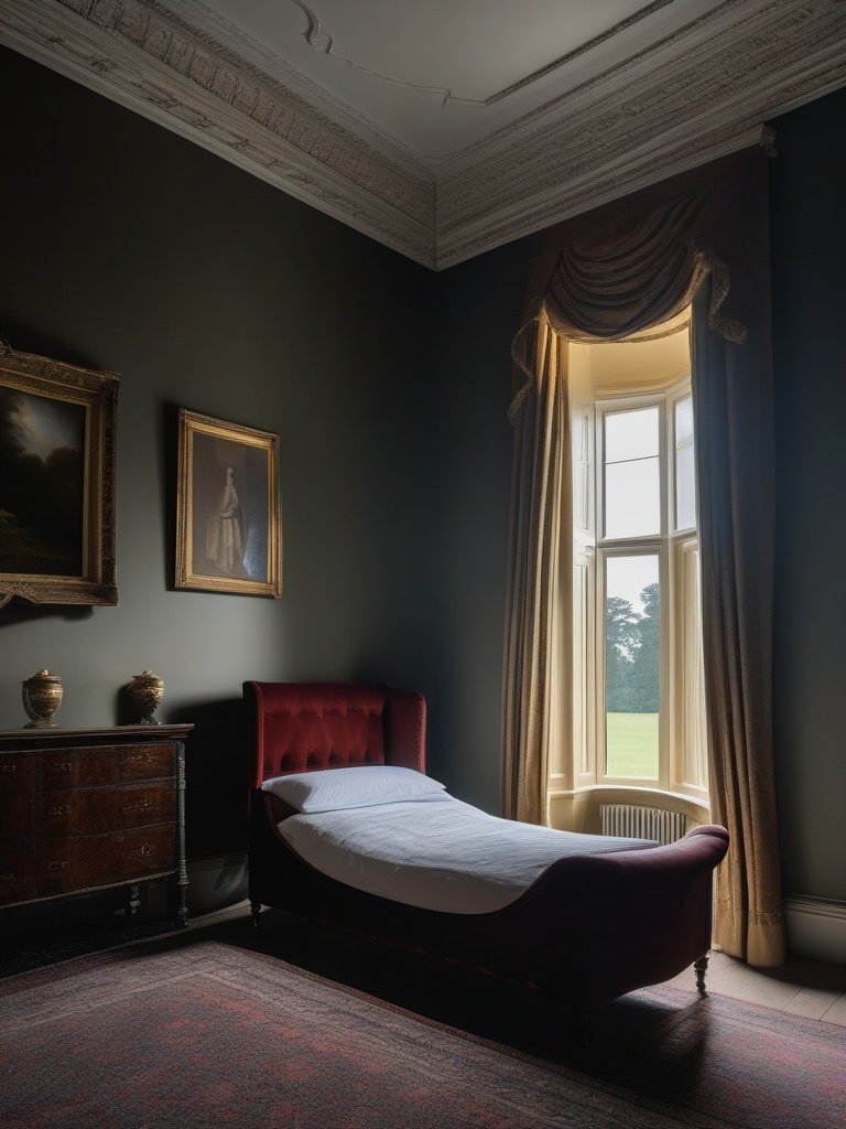 The Phantom Bed at the Castletown House, Co. Kildare, Ireland