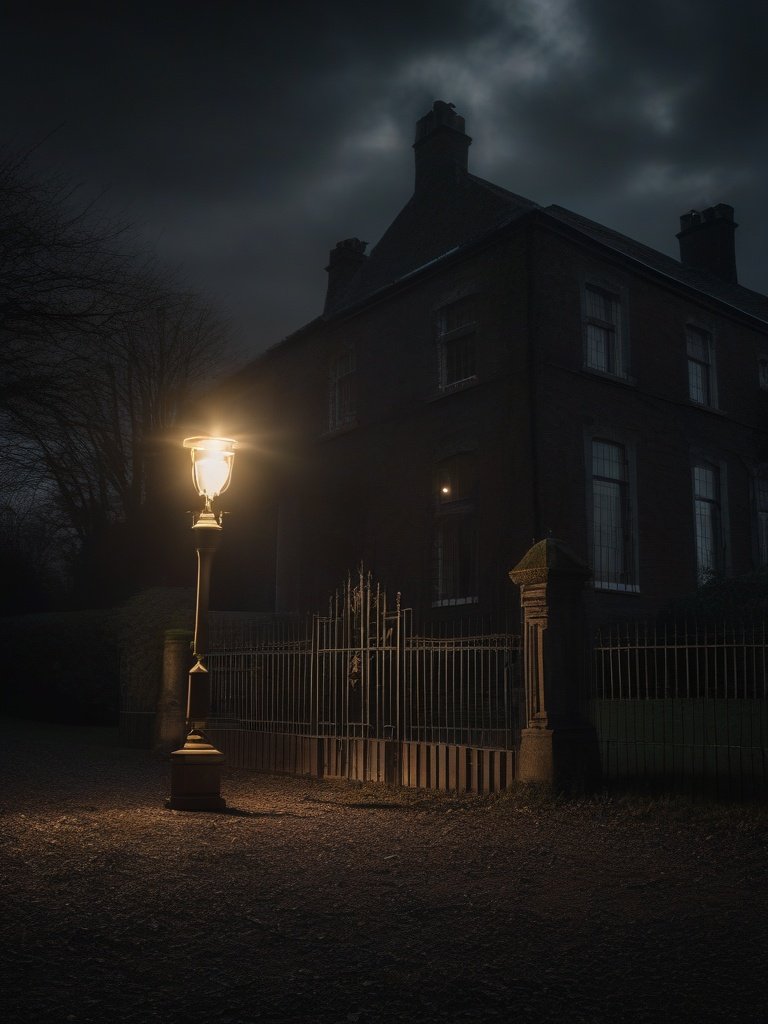 The Poltergeist-Inhabited Lamp at the Kilbarrack House, Dublin, Ireland