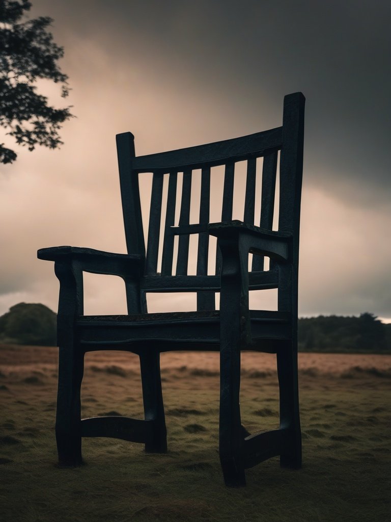 The Haunted Chair from the Coole Park, County Galway, Ireland