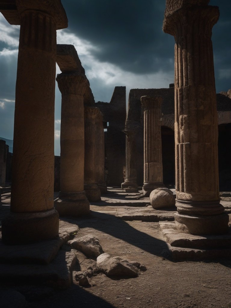 Chrononaut Activity in the Ruins of Pompeii