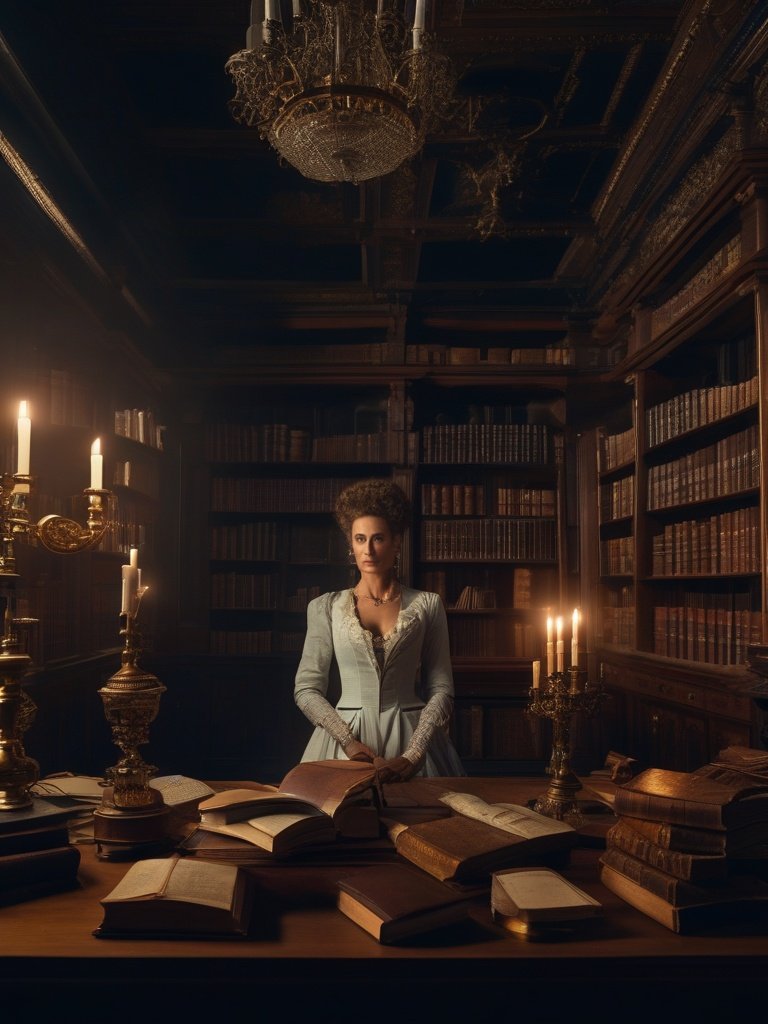 Madame de La Fayette and her Haunted Library