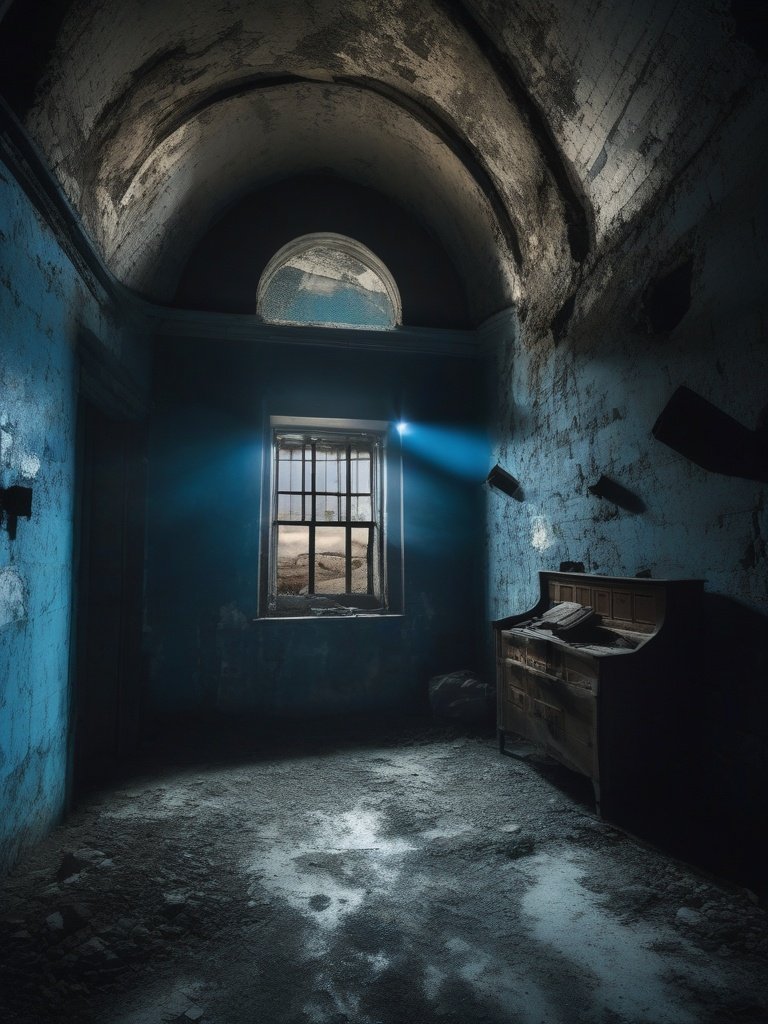 Blue Room Cases at Eastern State Penitentiary
