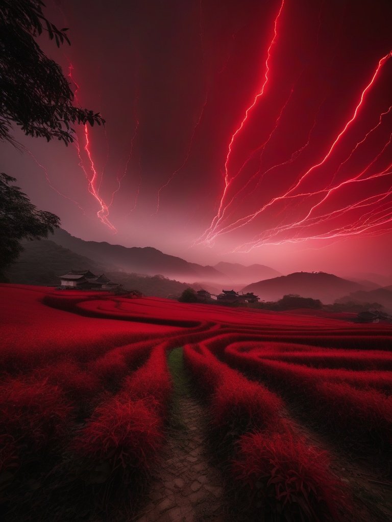 Red Weather Patterns, Fujian Province, China