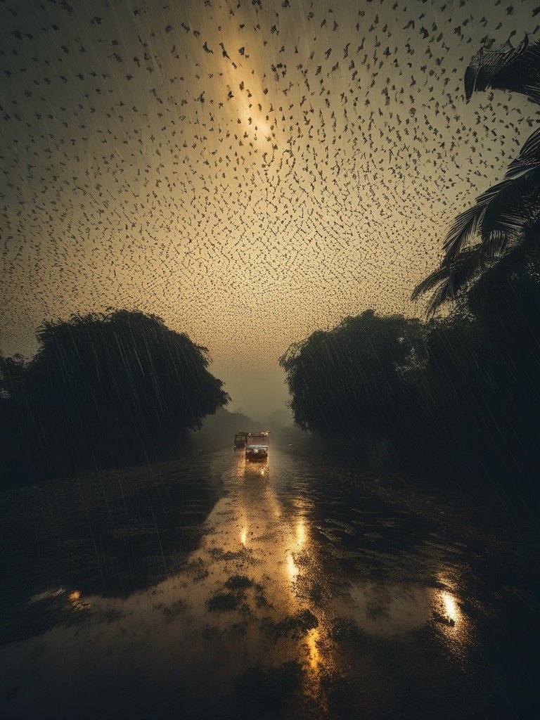 Rain of Frogs, Alibag, India