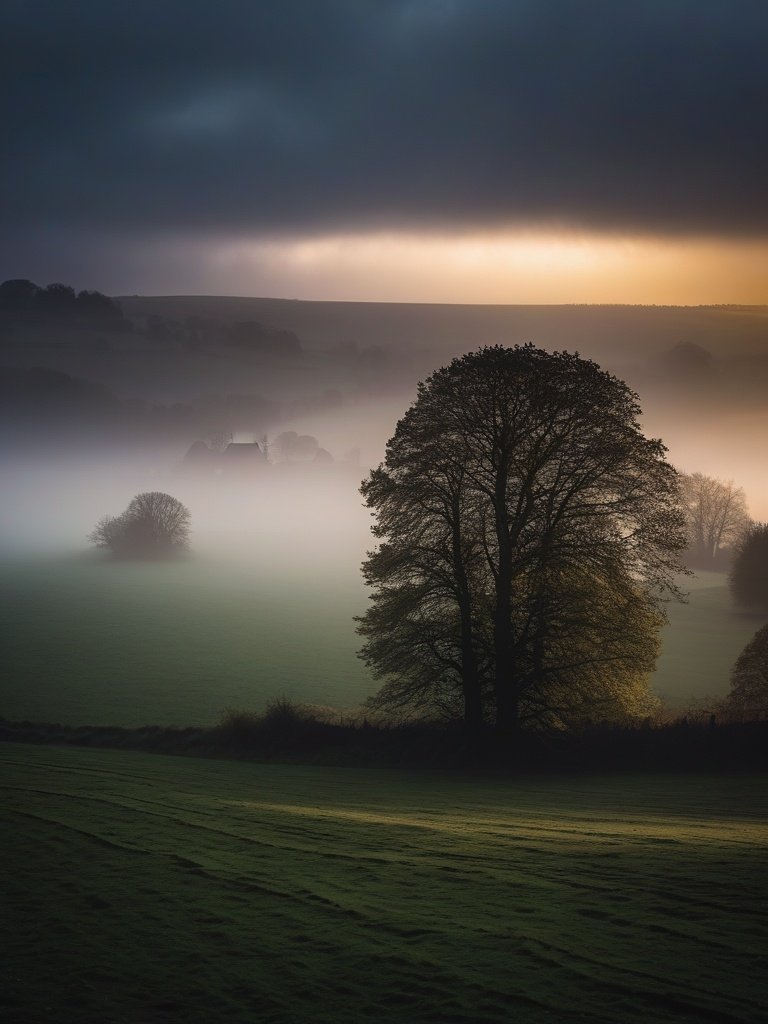 Luminous Fog, Shropshire, England