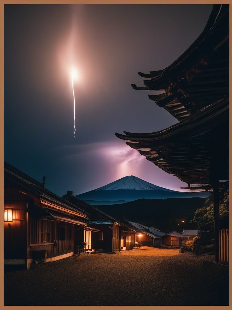 St. Elmo’s Fire, Mount Fuji, Japan