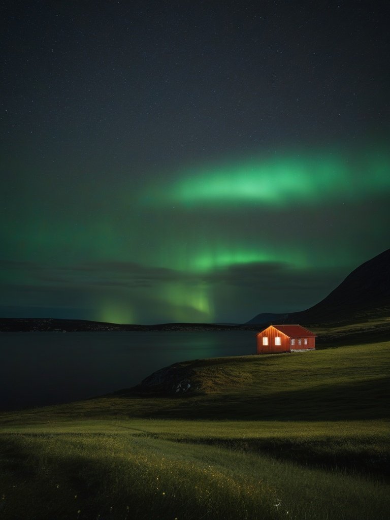 Luminous Pillars, Norway
