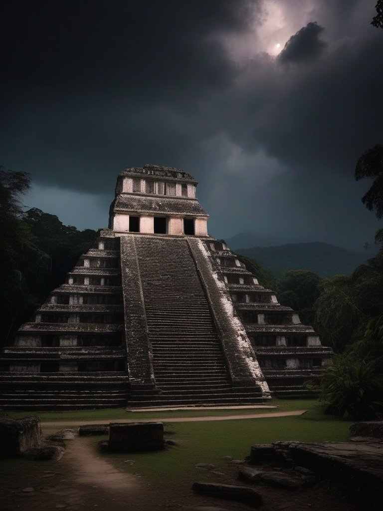 The Spontaneous Lights and Sounds in the Haunted Ruins of Palenque, Mexico
