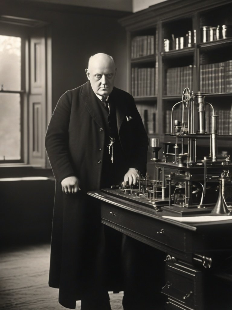 Aleister Crowley at Boleskine House, Loch Ness