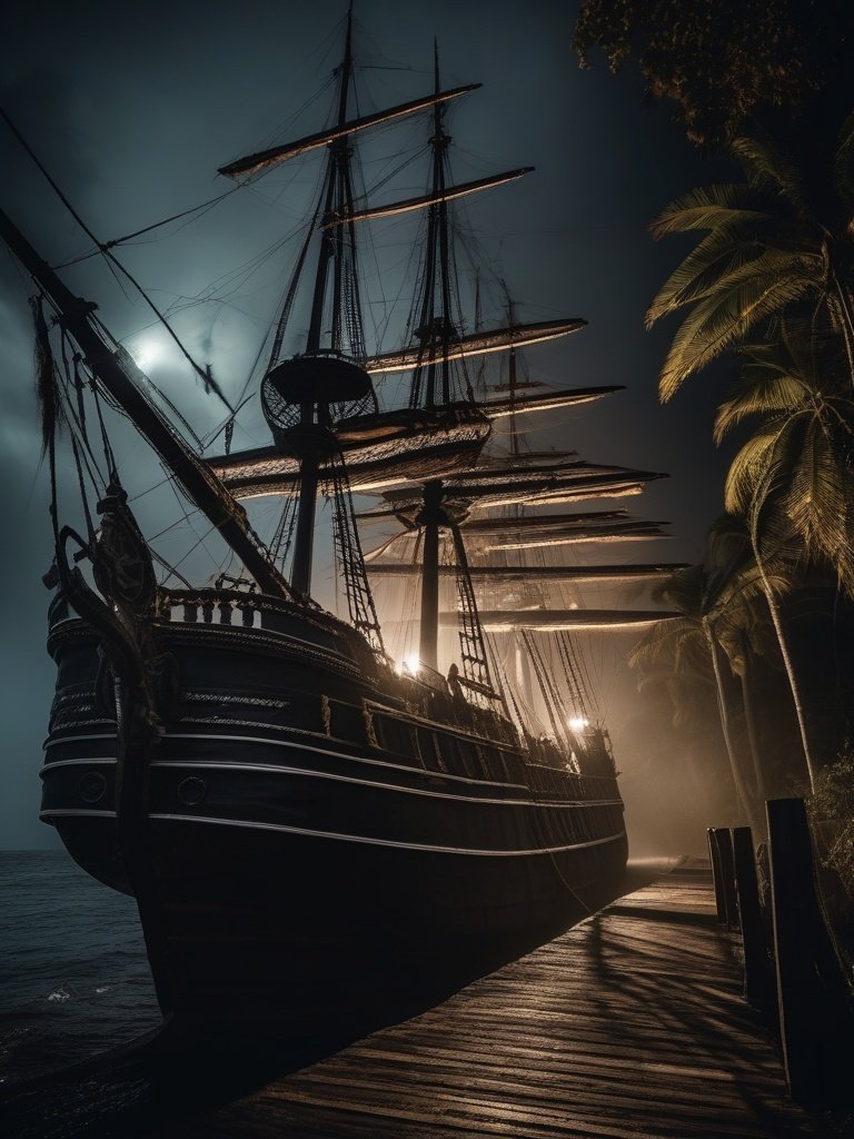 The Leyenda Negra del Pirata: Caribbean Ghost Ship Traditions