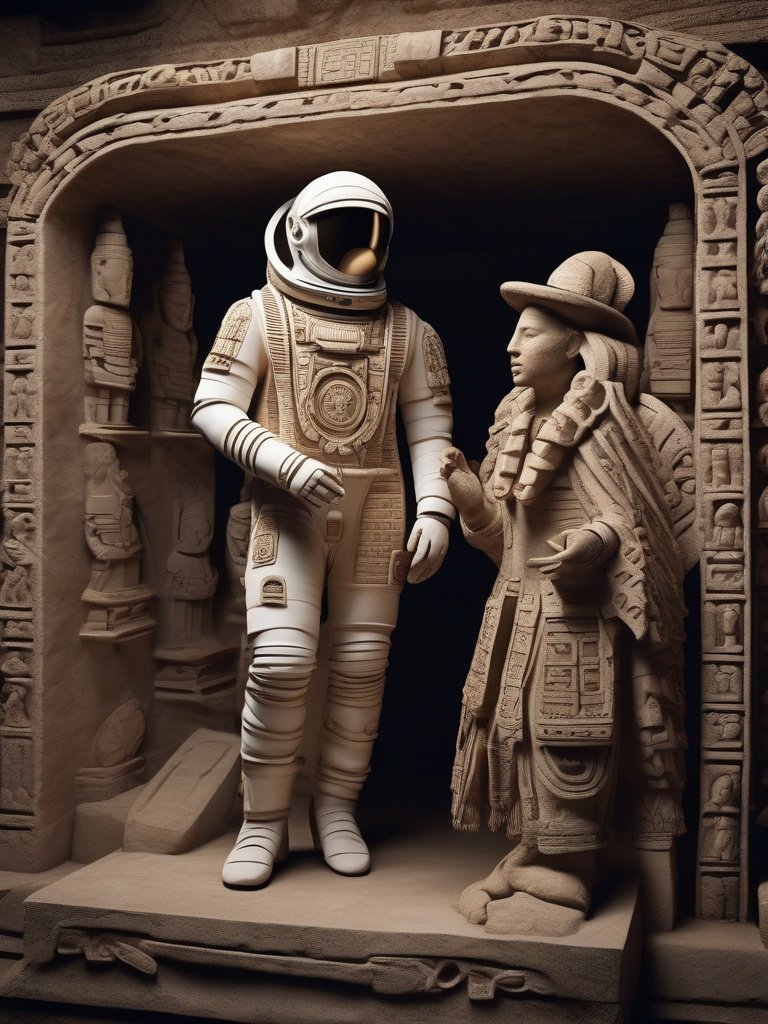 The Palenque Astronaut: Mayan Sarcophagus Lid Misinterpretation