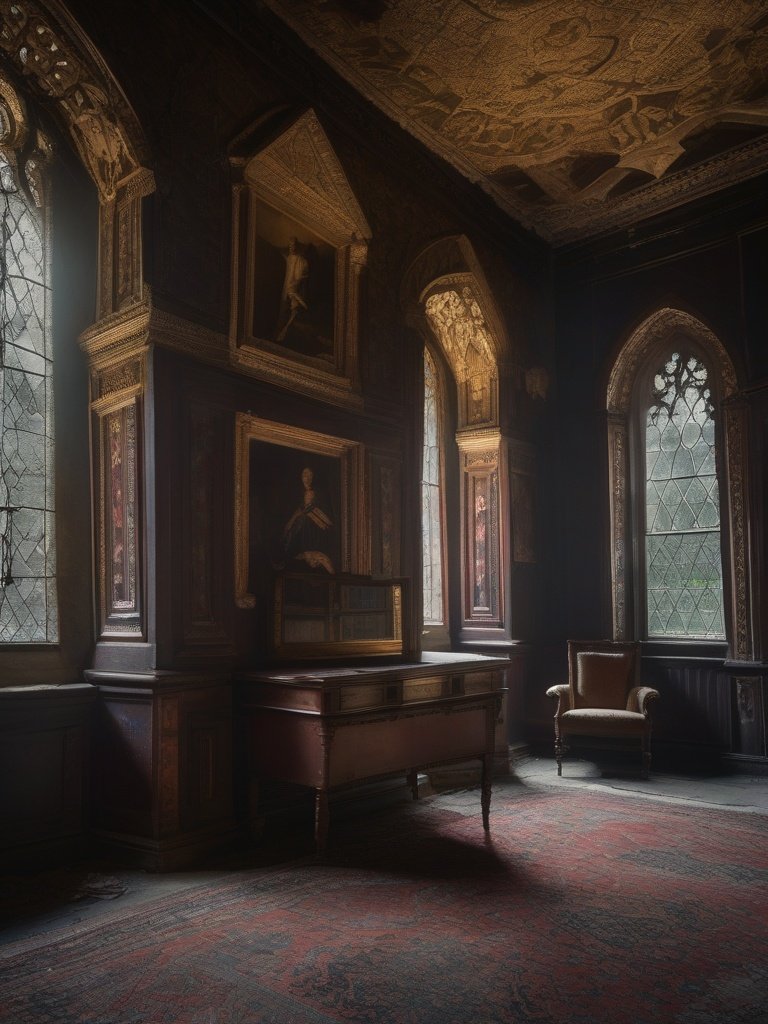 Muncaster Castle, Cumbria: Tom Fool the Jester and the Screaming Tapestry Room