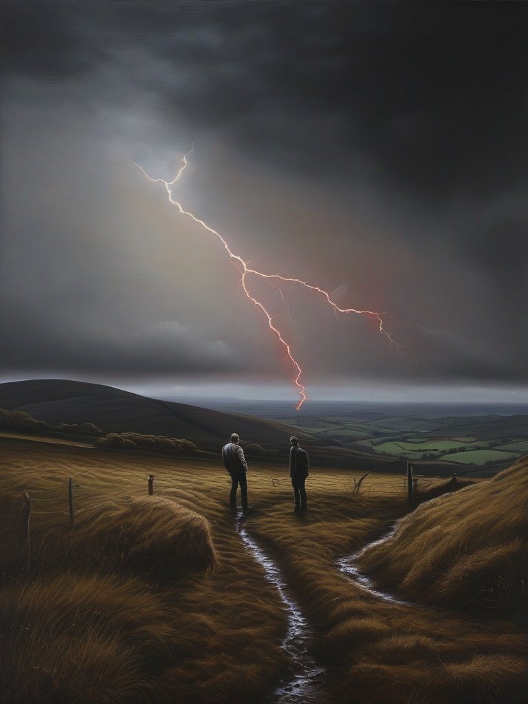 The Anguished Man Painting: Sean Robinson’s Cumbrian ‘Blood-and-Oil’ Canvas
