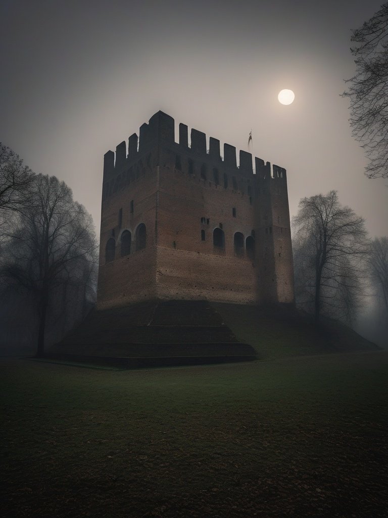 Sforza Castle: The Black Knight Apparition and Leonardo da Vinci’s Sala delle Asse Hauntings (Milan, 15th century)