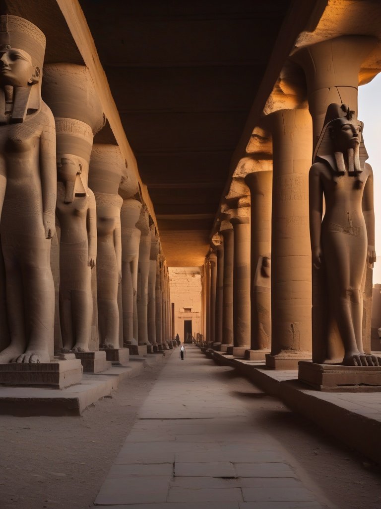 Luxor Temple: Sphinx-Avenue Apparitions and the Documented Tourist Photographs of Translucent Figures at Sunset (Egypt, ongoing)