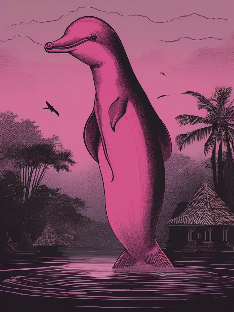 Boto (Pink River Dolphin): Amazon Shapeshifter Who Seduces Women at Village Dances — Documented by Peter Gow in Of Mixed Blood: Kinship and History in Peruvian Amazonia (1991)