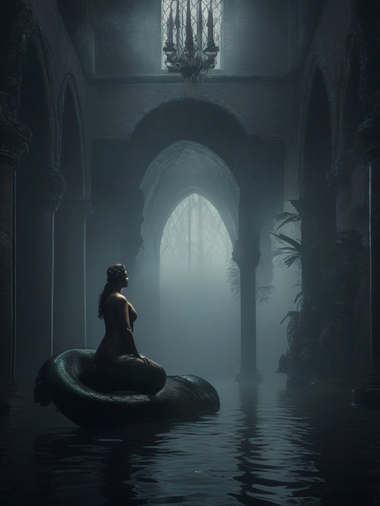 Iara: Amazon Mermaid Who Lures Men to Drown — First Documented by German Naturalist Johann Baptist von Spix in Travels in Brazil (1823)